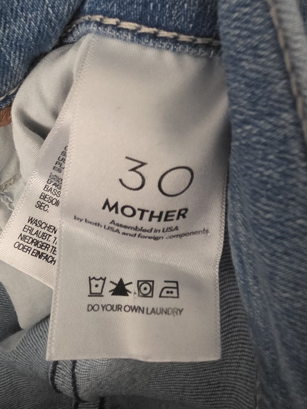 MOTHER Jeans The Teipper Ankle Frey Size 30 - Picture 4 of 11